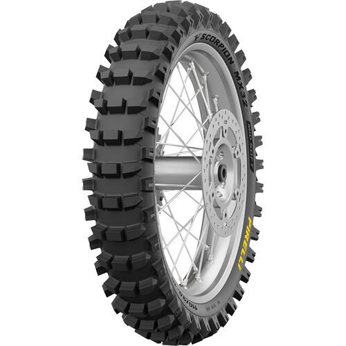 Мотошина задняя (rear) 110/90 R19 Pirelli Scorpion MX32 Mid Soft 62M TT NHS NEW 2025