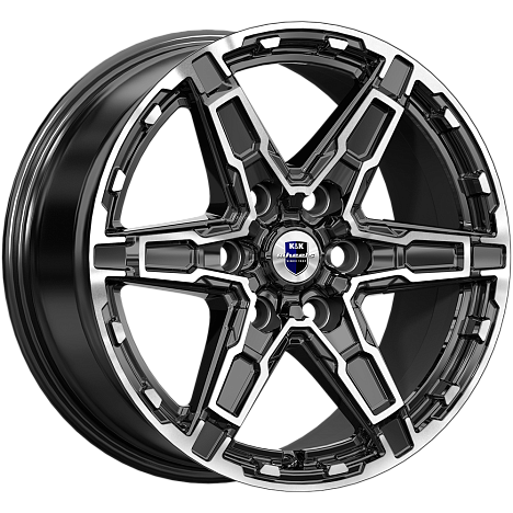 R18 6x139,7 8J ET30 D106,1 K&K Дистрикт (КС1159-03) алмаз черный