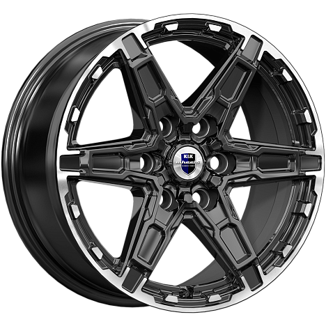 R18 6x139,7 8J ET30 D106,1 K&K Дистрикт (КС1159-03) черный бриллиант
