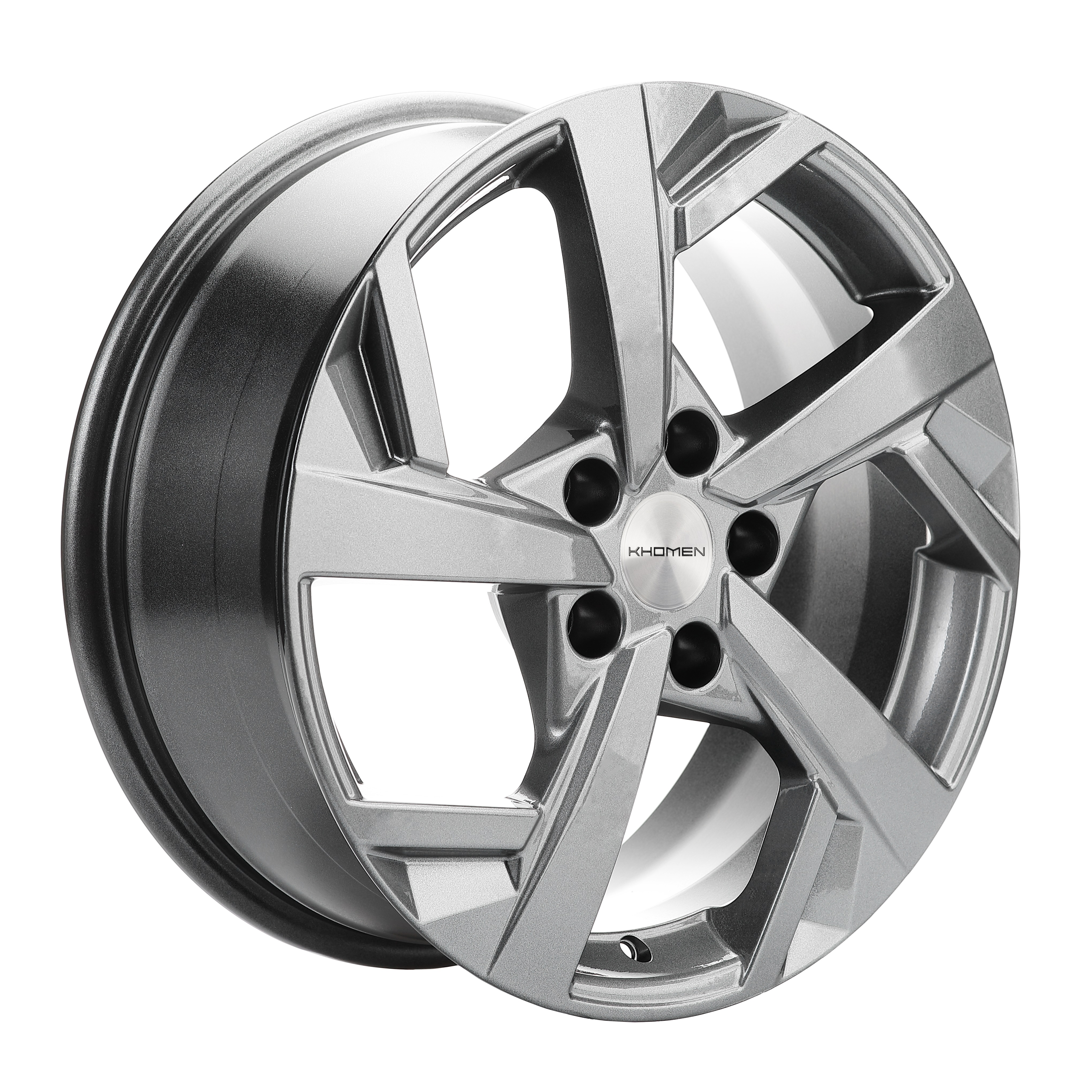 R17 5x114,3 7J ET39 D60,1 Khomen KHW1712 (ZV 17_RAV4) Gray