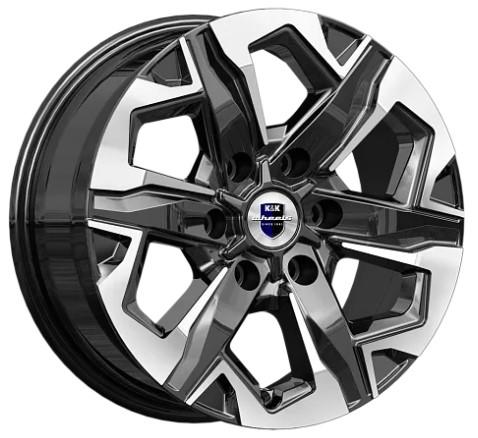 R17 6x139,7 7,5J ET30 D106,1 K&K Тейт (КС1050) алмаз чёрный