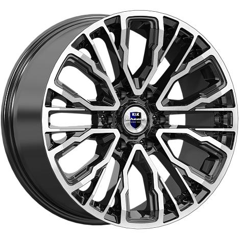 R19 6x139,7 8,5J ET30 D106,1 K&K Кортес (КС1102) алмаз чёрный