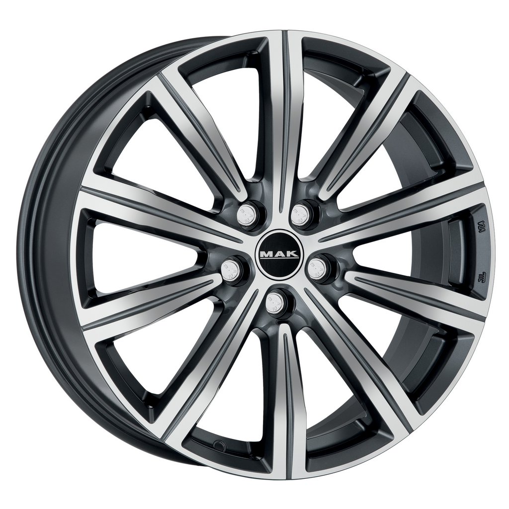 R19 5x120 8J ET38 D72,6 MAK Birmingham Gunmetal Mirror Face