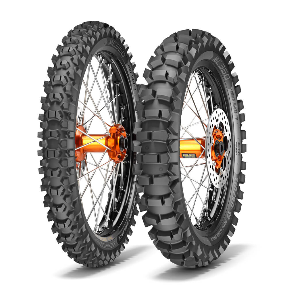 Мотошина 120/80 Metzeler MC360 MID SOFT 63M TT Задняя (Rear) NHS R19 2024