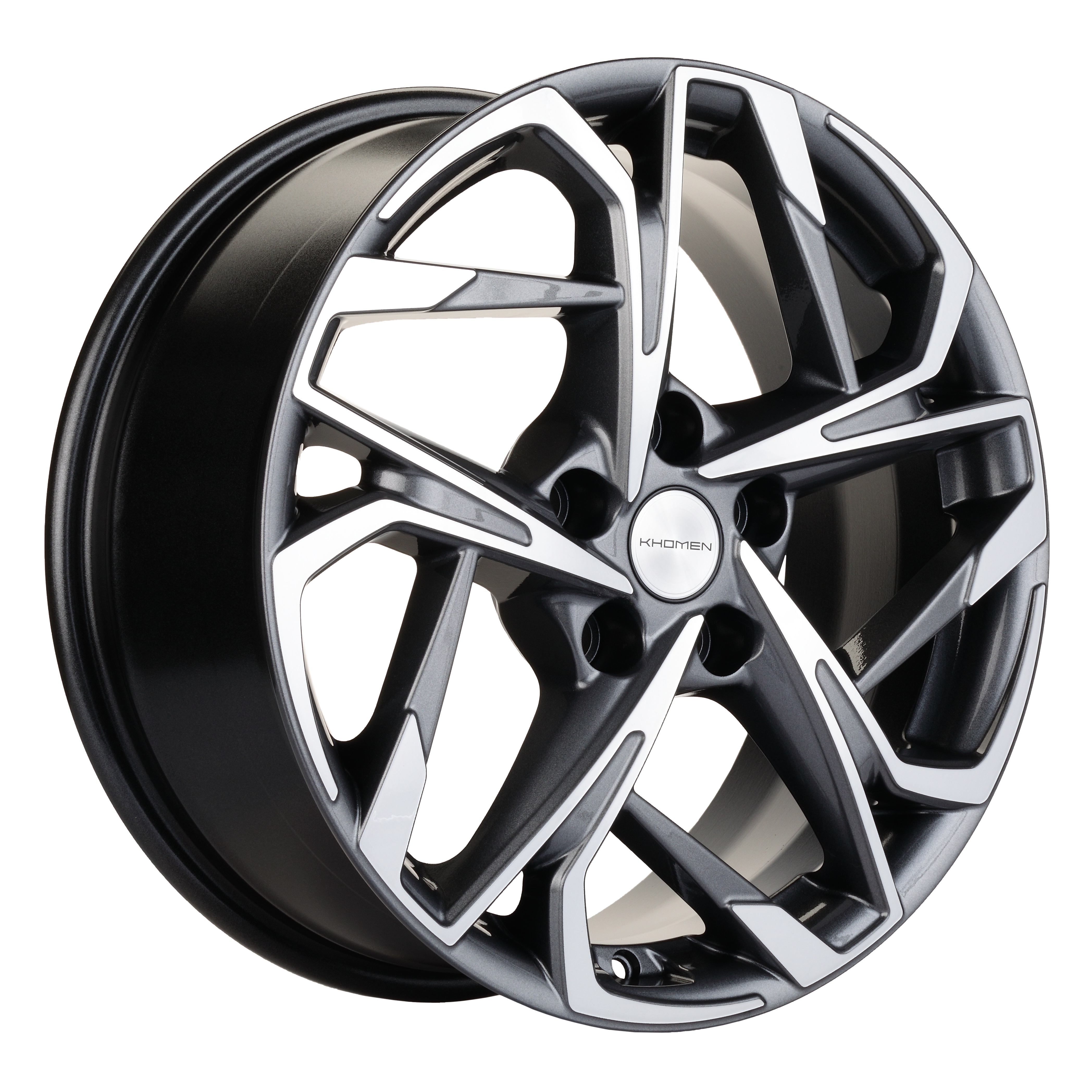 R17 5x110 7J ET46 D63,3 Khomen KHW1716 (Changan CS35 Plus) Gray