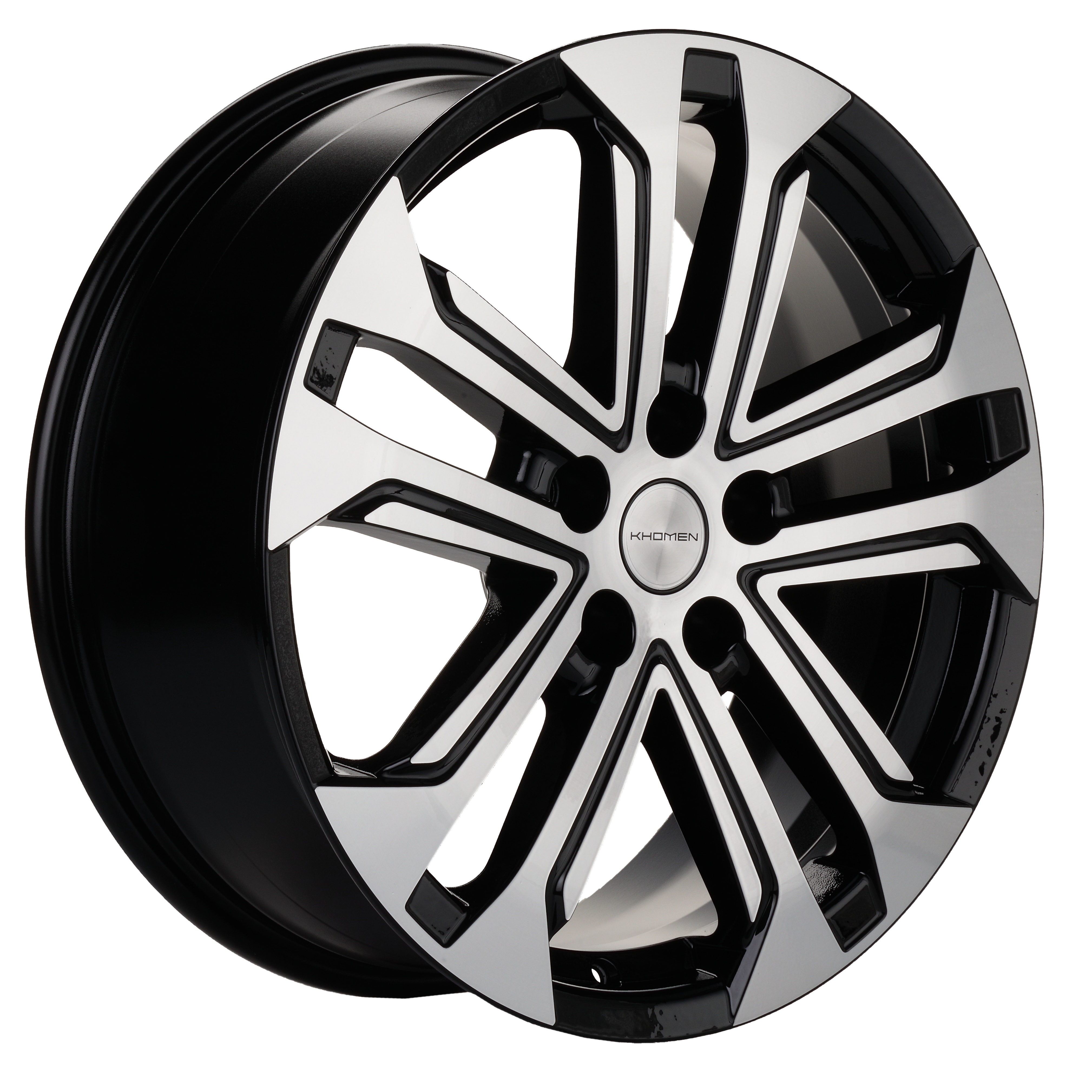 R18 5x114,3 7J ET50 D54,1 Khomen KHW1803 (Geely Coolray) Black-FP