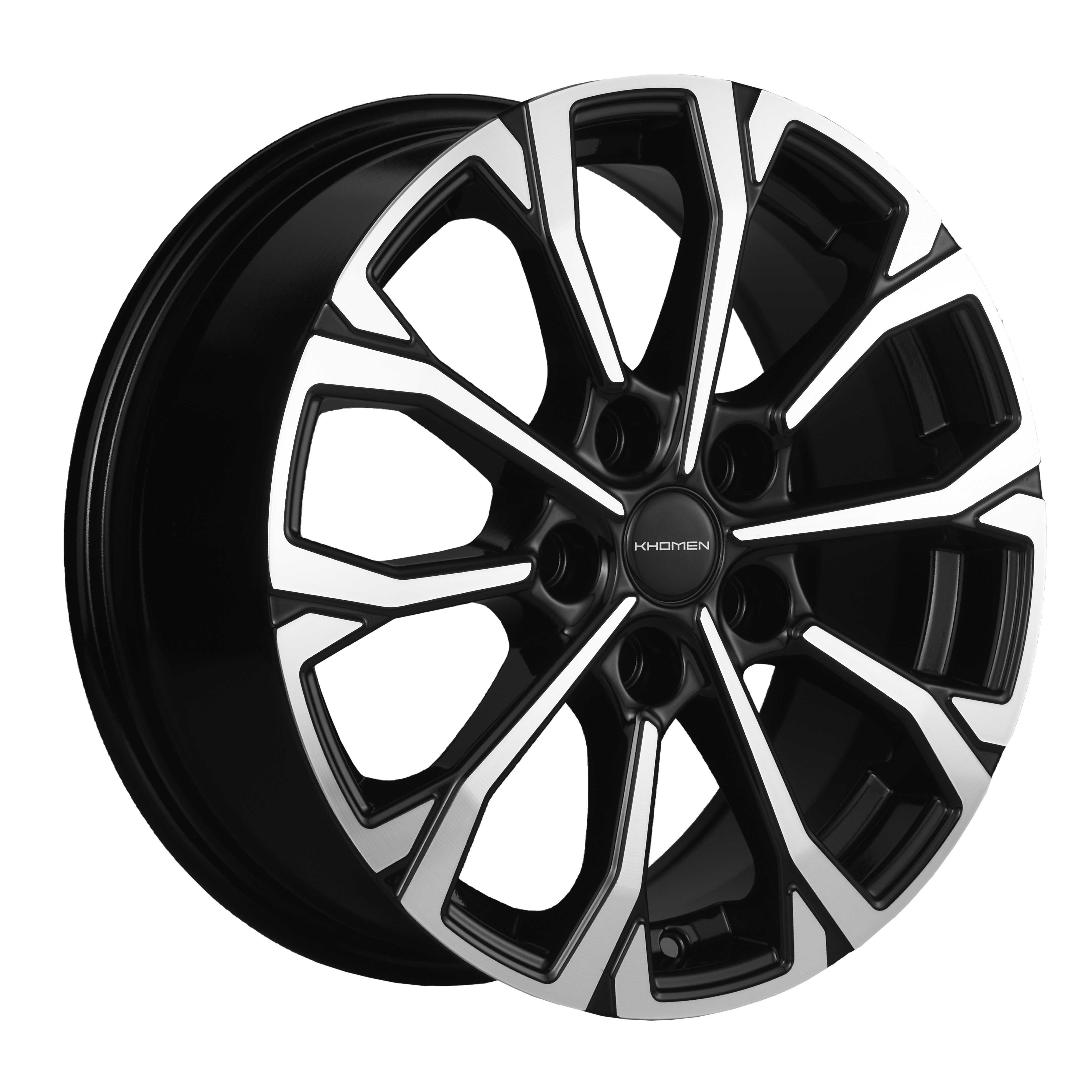 R16 5x110 6,5J ET46 D63,3 Khomen KHW1605 (Changan CS35 Plus) Black-FP