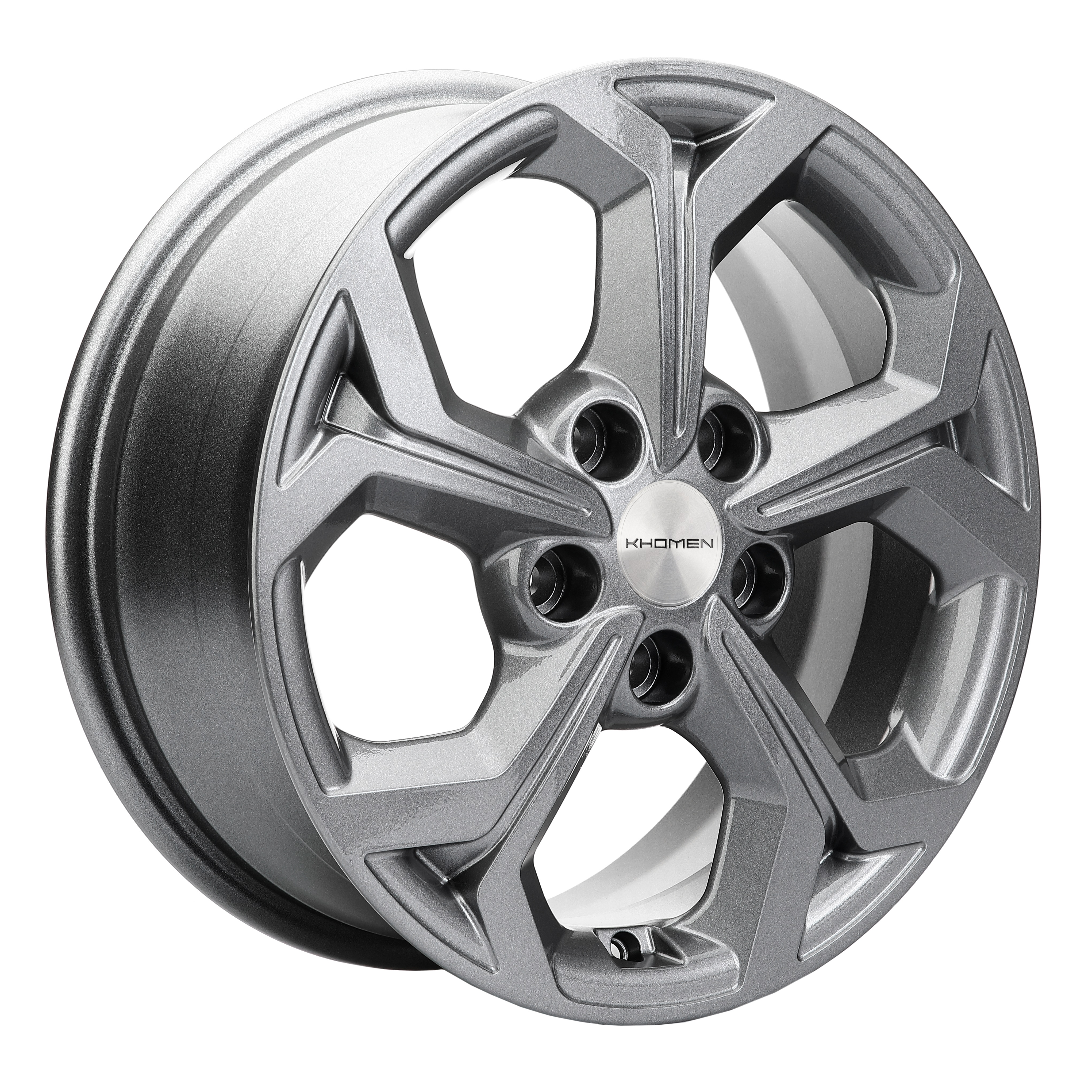 R16 5x114,3 6,5J ET50 D67,1 Khomen KHW1606 (Elantra/i30/Ceed/Cerato) Gray
