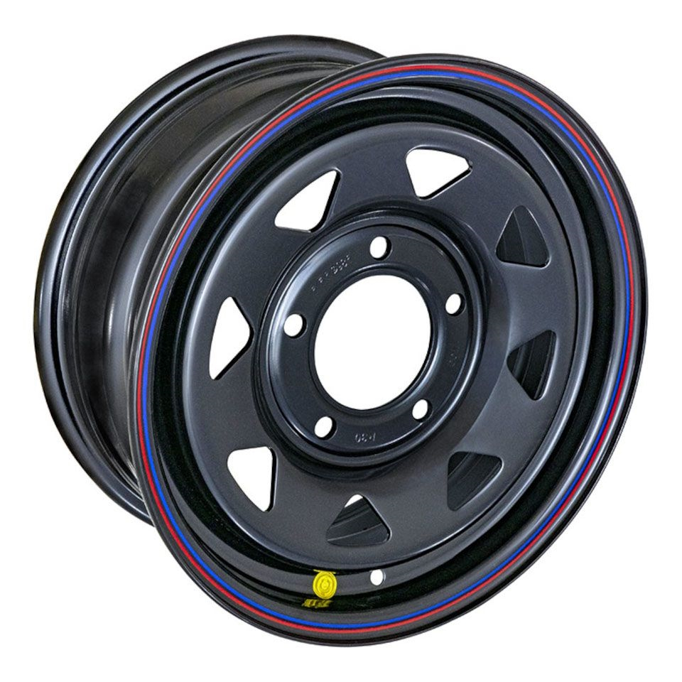 R15 5x139,7 6,5J ET35 D98,5 OFF-ROAD Wheels Диск усиленный ВАЗ НИВА стальной Black (треуг.)