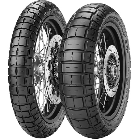 Мотошина передняя (front) 120/70 R17 Pirelli Scorpion Rally STR 58H TT M+S R