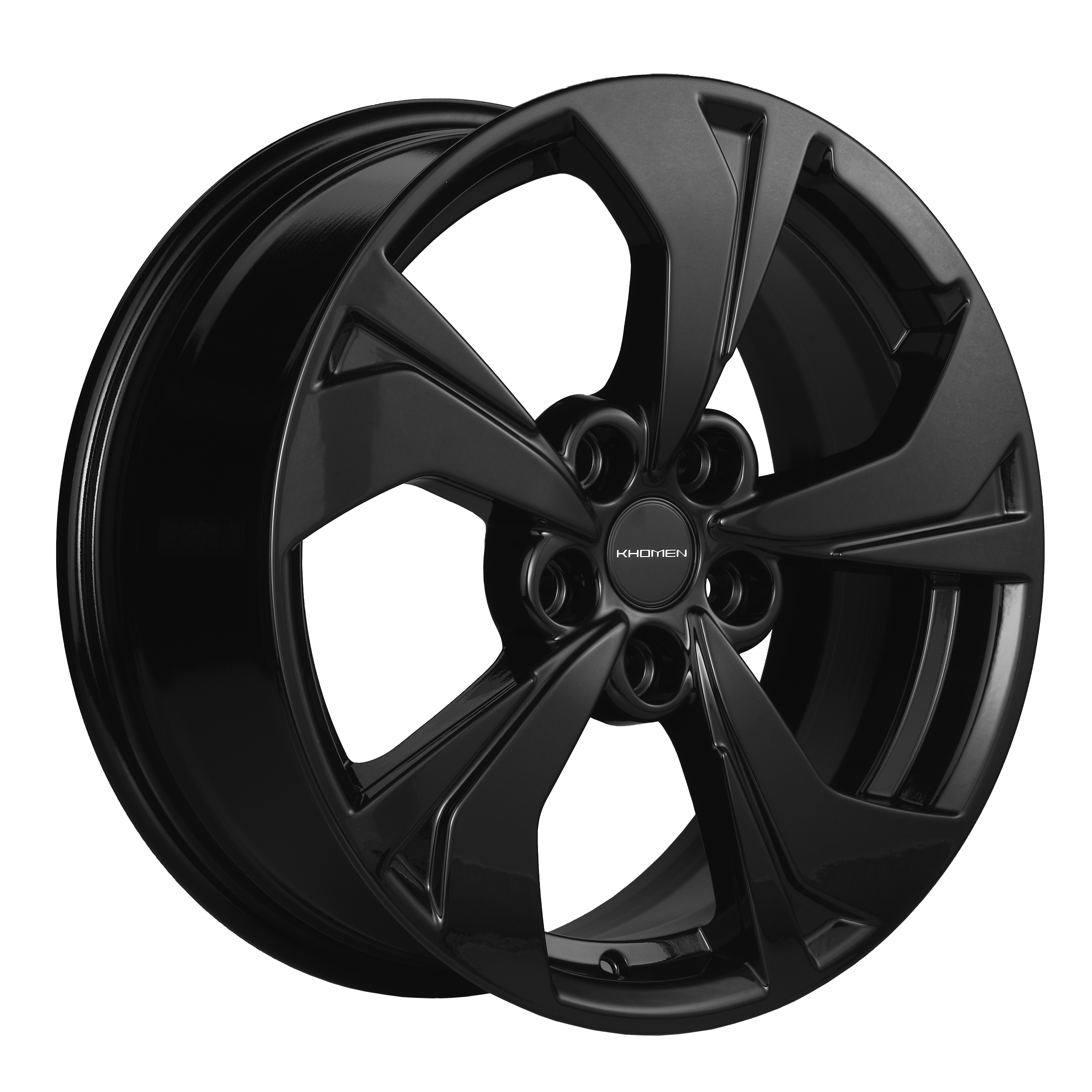 R17 5x108 7J ET33 D60,1 Khomen KHW1724 (Exeed LX) Black