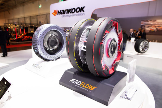 Новые концептуальные разработки шин от Hankook: Aeroflow и Hexonic
