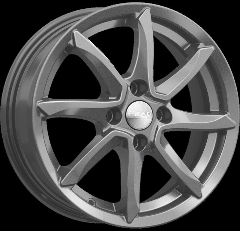 R15 4x100 6J ET37 D60,1 Скад Осака Графит