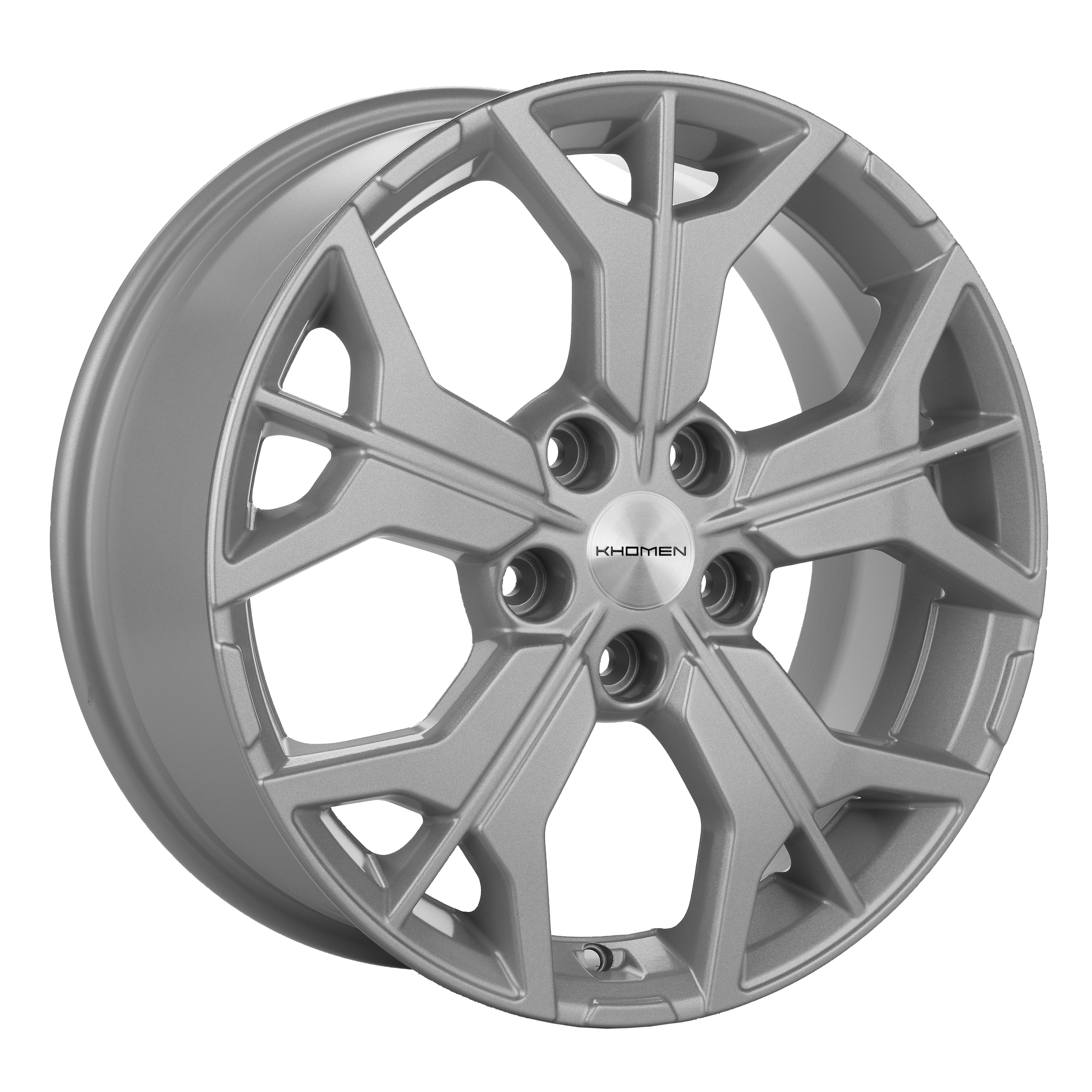 R17 5x114,3 7J ET39 D60,1 Khomen KHW1715 ( 17 ZV RAV4) F-Silver
