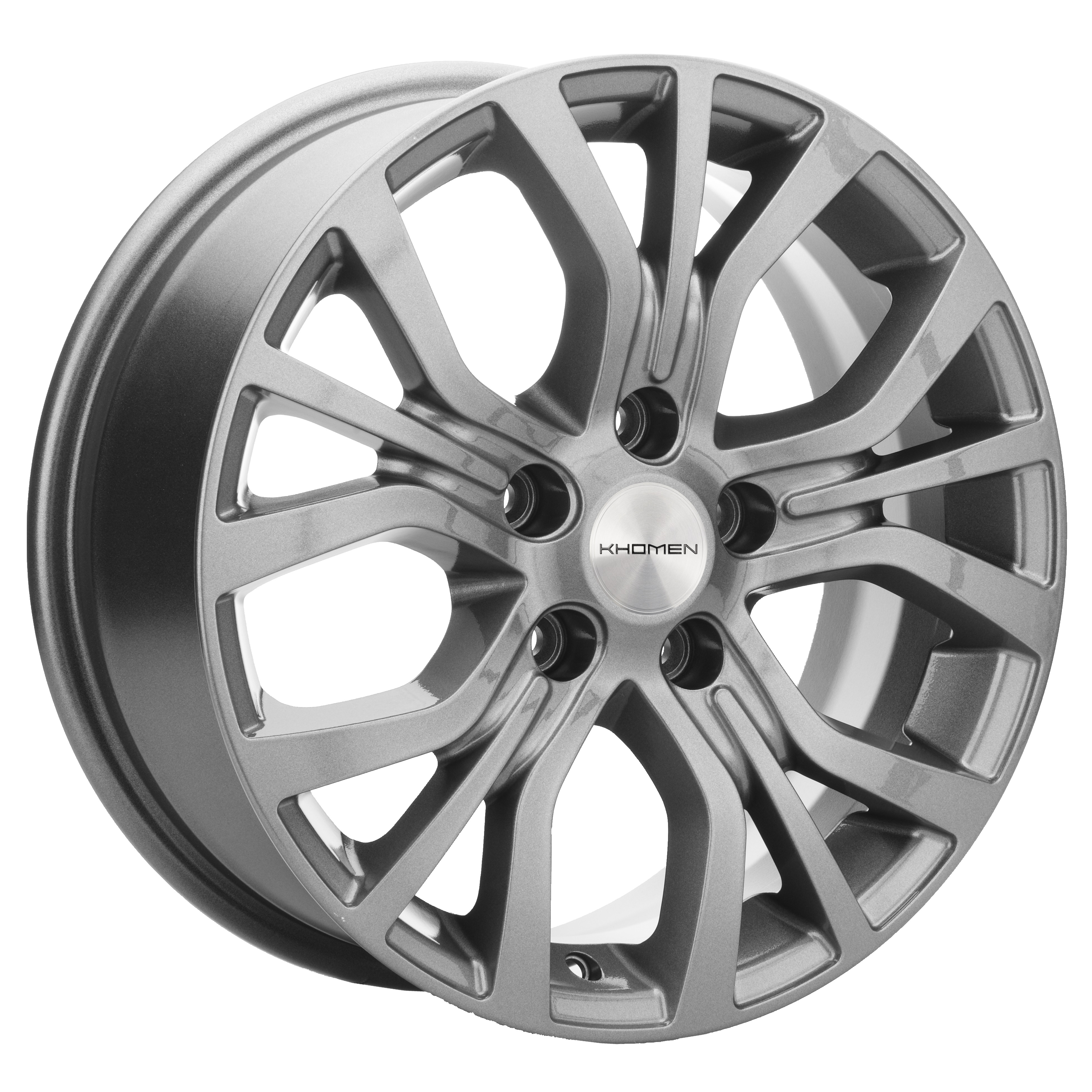 R16 5x110 6,5J ET46 D63,3 Khomen KHW1608 (Changan CS35 Plus) Gray