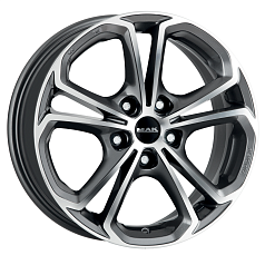 Диск R17 5x120 7J ET41 D67,1 MAK Hessen Gunmetal Mirror Face