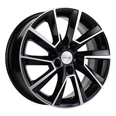 Диск R16 5x100 6J ET45 D57,1 Khomen KHW1604 (Fabia/Polo) Black-FP
