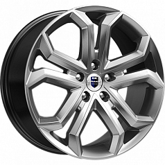 Диск R19 5x120 8,5J ET45 72,6 K&K Пандора (КС466) дарк платинум 