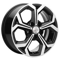 Диск R16 5x114,3 6,5J ET46 D67,1 Khomen KHW1606 (16_ASX) Black-FP