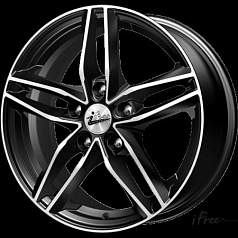Диск R16 5x100 6,5J ET48 D56,1 iFree Moskva Блэк-Джек