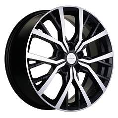 Диск R18 5x114,3 7J ET45 D66,1 Khomen KHW1806 (Nissan X-TRAIL/JUKE) Black-FP