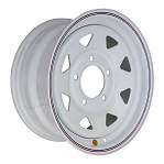 R15 5x139,7 7J ET25 D98,5 OFF-ROAD Wheels Диск усиленный ВАЗ НИВА стальной White (треуг.)