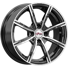 Диск R15 4x100 6J ET38 D67,1 iFree Калибр (КС1117-02) Блэк Джек