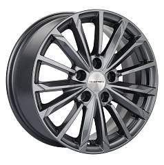 Диск R16 5x108 6,5J ET50 D63,35 Khomen KHW1611 ( 16_ZV Focus) Gray