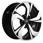 R17 5x114,3 7J ET45 D67,1 Khomen KHW1724 (Changan CS75 FL) Black-FP
