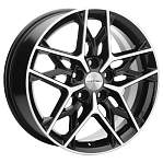R17 5x108 7J ET50 D63,35 Khomen KHW1709 ( 17 ZV Ford C-Max) Black-FP