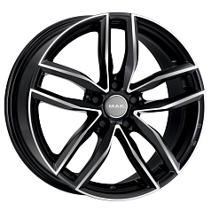 Диск R18 5x112 8J ET40 D57,1 MAK Sarthe Black Mirror