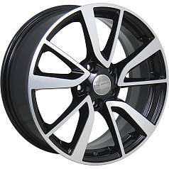 Диск R17 5x114,3 7J ET45 D60,1 K&K КС699 (ZV 17_Camry) алмаз черный