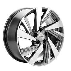 Диск R18 5x114,3 7,5J ET45 D66,1 Khomen KHW1801 (ZV 18_X-trail) Gray-FP