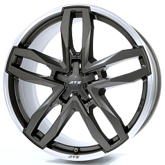 Диск R20 5x114,3 9,5J ET30 D75,1 ATS Temperament Blizzard Grey Lip Polished