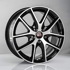 Диск R16 5x114,3 6,5J ET45 D66,1 Alcasta M59 BKF