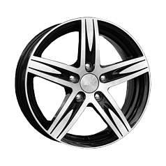 Диск R16 5x105 6,5J ET39 D56,6 Rapid Андорра-оригинал (КС454) Алмаз-черный