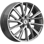 R18 5x112 7,5J ET39 D66,6 Скад Premium Series КР010 (18_Audi A4) Diamond gloss graphite 