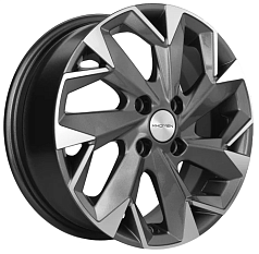 Диск R14 4x100 5,5J ET35 D58,5 Khomen KHW1402 (Lada Granta) Gray-FP