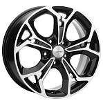 R17 5x110 7J ET40 D67,1 Khomen KHW1702 (ZV 17_Evolute i-Joy) Black-FP
