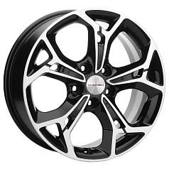Диск R17 5x110 7J ET40 D67,1 Khomen KHW1702 (ZV 17_Evolute i-Joy) Black-FP
