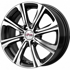 Диск R15 4x100 6J ET40 67,1 iFree Апероль Блэк Джек