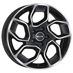 Диск R16 5x160 6,5J ET60 D65,1 MAK Express 3 Black Mirror