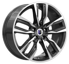 Диск R18 5x114,3 8J ET30 D67,1 К&К Борэй (КС901-02) алмаз черный 