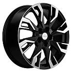 R18 5x114,3 7J ET45 D66,1 Khomen KHW1809 ( 18_ZV X-trail ) Black-FP