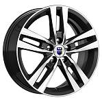 R16 5x100 6,5J ET38 D67,1 К&К Rassvet (КС868) Алмаз-черный SK
