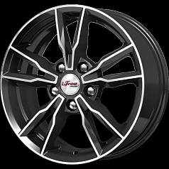 Диск R16 5x112 6,5J ET40 D66,6 iFree Икигай Блэк-Джек