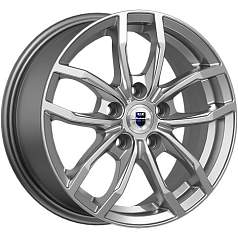 Диск R15 5x112 6,5J ET43 D57,1 K&K Фрост (КС1048) дарк платинум