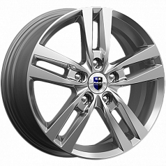 Диск R16 5x100 6,5J ET38 D67,1 К&К Rassvet (КС868-00) дарк платинум 