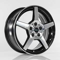Диск R16 5x110 6,5J ET37 D65,1 Megami AF-07 BKF