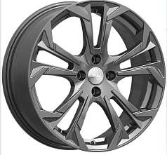 Диск R17 4x100 7J ET45 D60,1 Скад Дунай графит 